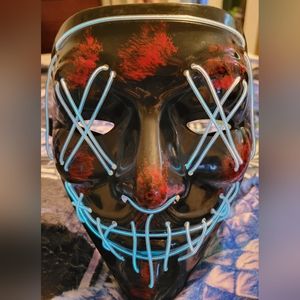 Halloween Light up Face Mask